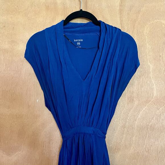 Women’s Kensie Dress, Modern 40's style; High Low, Cap sleeves, Size Med - Picture 2 of 9